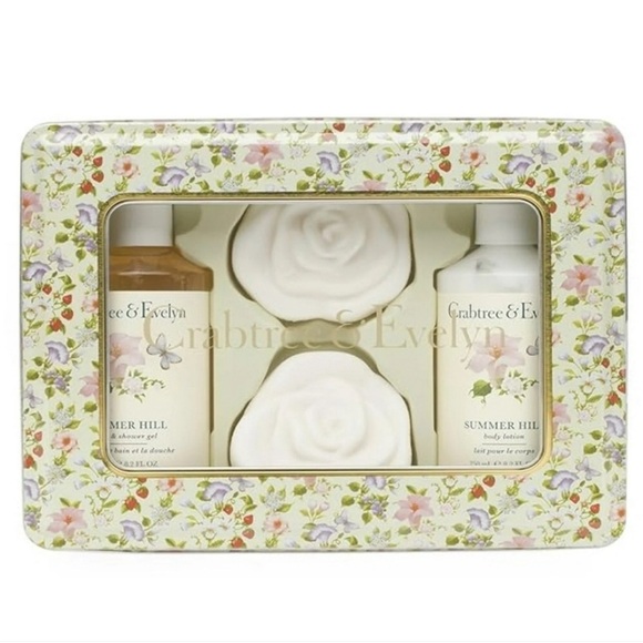 Crabtree & Evelyn Other - Crabtree & Evelyn Summer Hill gift set Shower Gel Body Lotion Bar Soap